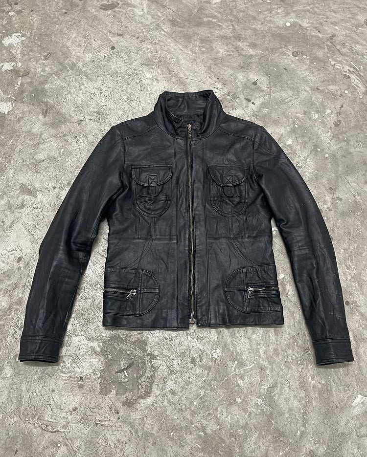 Number nine aw07 lamb skin leather jacket