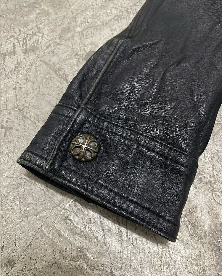 Number nine aw07 lamb skin leather jacket