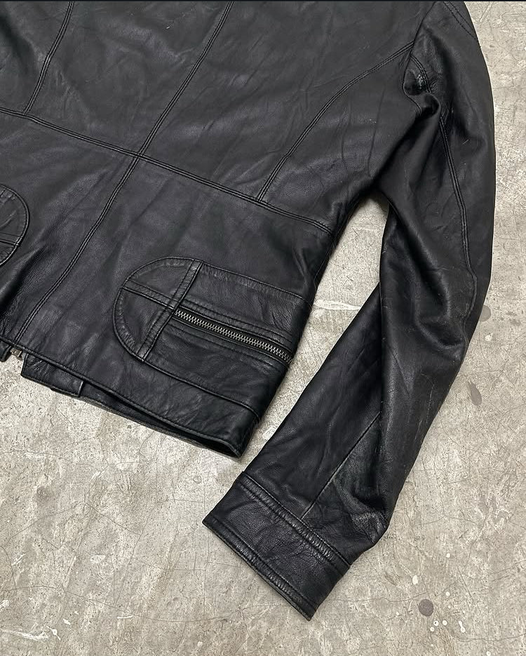 Number nine aw07 lamb skin leather jacket