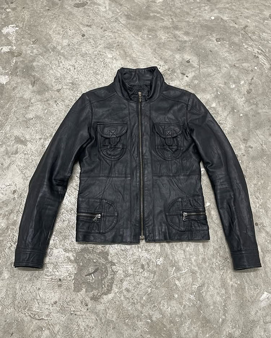 Number nine aw07 lamb skin leather jacket